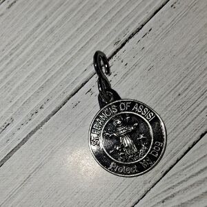 St. Francis of Assisi Dog Tag - Silver